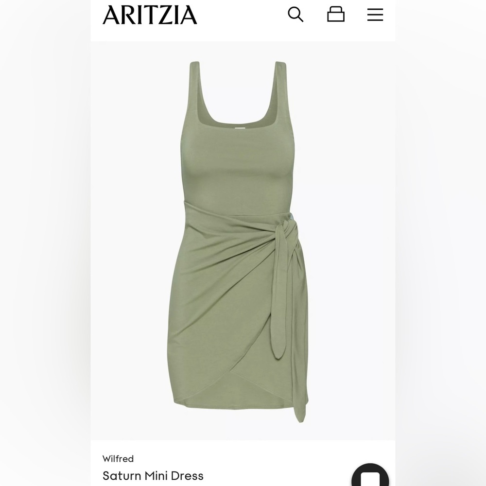 Aritzia Wilfred Wrap Dress